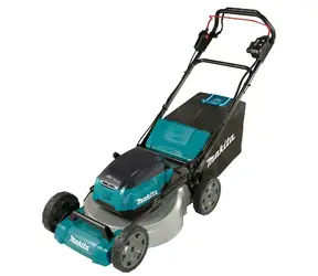 Makita DLM536Z / Akumulátorová sekačka na trávu s pojezdem / 18V x 2 / Šířka záběru 53 cm / koš 70 L / Bez aku 