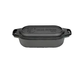 Valhal Outdoor Litinový oválný hrnec (Dutch oven) VH1L 