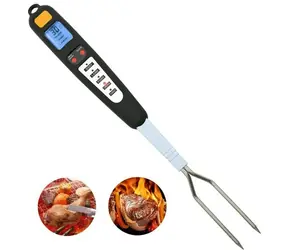 UG Grill Vidlička na maso s digitálním teploměrem 