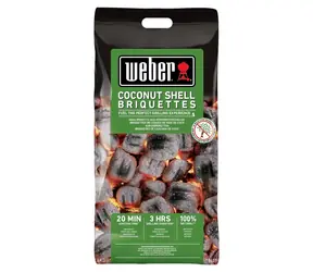 Weber 18401 / Grilovací brikety z kokosových skořápek 4 kg