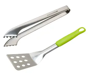 Outdoorchef 14.112.53 Sada grilovacího nářadí Starter 2ks / kleště + obracečka