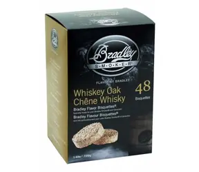 Bradley Smoker Whiskey Dub 48 ks  - Brikety udící