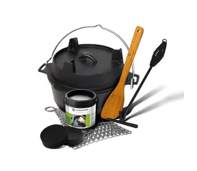 Outdoorchef Litinový hrnec s příslušenstvím Dutch Oven No. 04/3.8L