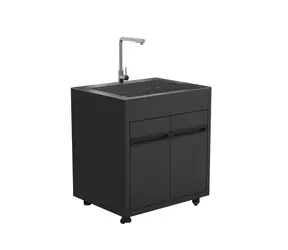 Outdoorchef Dřezový modul HEAT  - černý