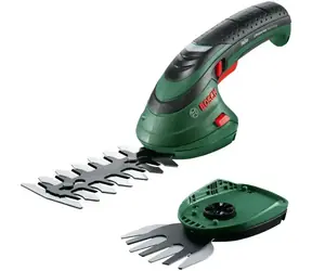 BOSCH Isio / Aku nůžky na trávu a keře / 18V / 1.5Ah / Záběr 120 mm 