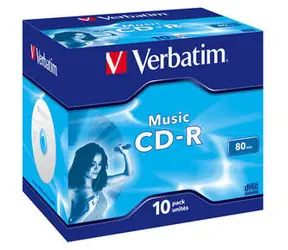 Verbatim 10ks CD-R 700MB Live it! 40x  / JewelCase