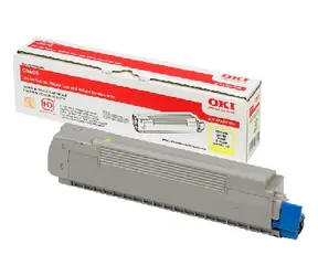 OKI originální toner pro C8600 žlutá / 6.000 stran