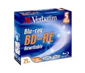 Verbatim 5ks Blu-Ray BD-RE 25GB 2× / JewelCase