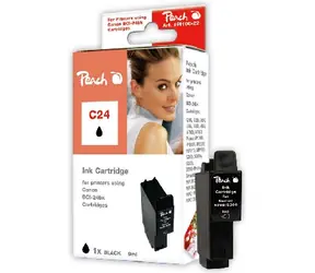 Peach BCI-24bk alternativní cartridge/ 9 ml / černá