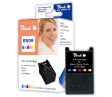 Peach T009 alternativní cartridge / Epson Stylus Photo 900 / 1270 / 66 ml / barevná