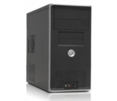 Foxconn CASE stříbrno/černý TW082, mini, USB2.0+Audio+Mic, 300W Fortron RoHS