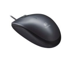 Logitech myš M90, optická, USB, 3 tlačítka, černá,1000dpi