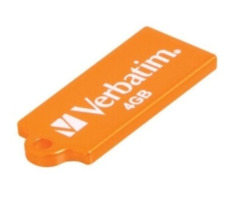 4GB Verbatim / Flash Disk / USB 2.0 / oranžový