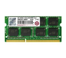 Transcend JetRam 4GB (1x4GB) 1333MHz / SODIMM / DDR3 / CL9 / retail