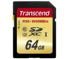 Transcend SDXC karta 64GB Class UHS-I U3