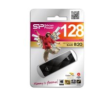 Silicon Power Blaze B20 / 128GB / USB 3.0 / Černý
