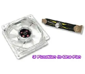 THERMALTAKE A2016 SMART LED FAN  Blue / Větráček 80x80x25mm / 4800RPM