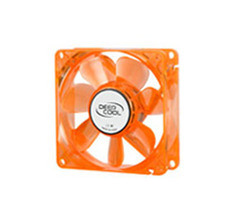 DEEPCOOL XFAN 80U O/G CASE FAN / chlazení pro CASE / 80x80x25mm / oranžový