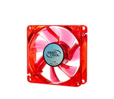 DEEPCOOL XFAN 80U R/R CASE FAN / chlazení pro CASE / 80x80x25mm / červený