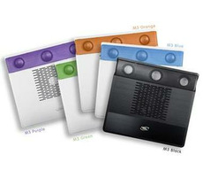 DEEPCOOL M3 chladič s 2.1 audio systémem zelená / chlazení pro notebook / chladicí podložka
