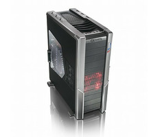 THERMALTAKE VI90001W2Z Spedo Advance / BigTower / Bez zdroje / USB 2.0 / průhledná bočnice /  ATX / černá