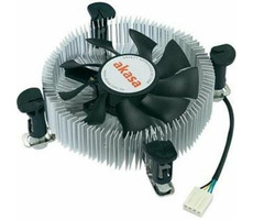 AKASA AK-CCE-7106HP / nízkoprofilový chladič pro Intel 775/1150/1156/1155 pro Mini-ITX, micro-ATX