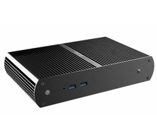 AKASA A-NUC05-A1B Tesla H / hliníková pasivní skříň / pro Intel Nuc MB / 2.5" HDD/SSD