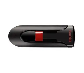 SanDisk Cruzer GLIDE 128 GB / Flash Disk / USB 2.0 / výsuvný konektor / černá