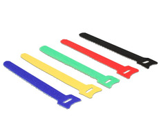 Delock Vázací pásky na suchý zip barevné