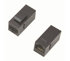 DATACOM Spojka panel UTP 2 x RJ45 CAT6 / 8p8c / přímá / plast