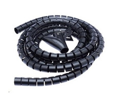 CONNECT IT trubice pro vedení kabelů WINDER (1.5m x 30mm) černá