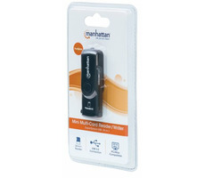 Manhattan mini Externí USB čtečka karet SD/MMC 24v1 černá / USB 3.0 