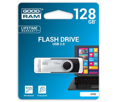 GOODRAM UTS2 128GB černá / Flash disk / USB 2.0 / čtení: 20MBs / zápis: 5MBs