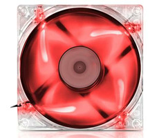 EVOLVEO ventilátor 140mm LED červený