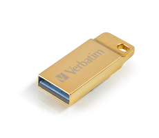 Verbatim Store 'n' Go Metal Executive 16GB zlatá / Flash disk / USB 3.0 / čtení: 80MBs / zápis: 25MBs