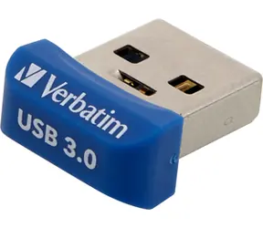 Verbatim Store 'n' Stay Nano 32GB modrá / Flash Disk / USB 3.0 / čtení: 80MBs / zápis: 25MBs