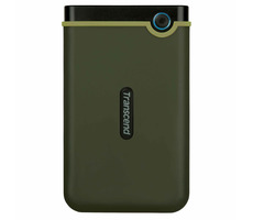 Transcend StoreJet 25M3G 1TB zelená / externí HDD / 2.5" / USB 3.0 / Slim / SATA / Rubber Case / Anti-Shock