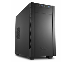 Sharkoon S1000 černá / Micro ATX / 2x USB 3.0 / 3x 120 mm / Bez zdroje