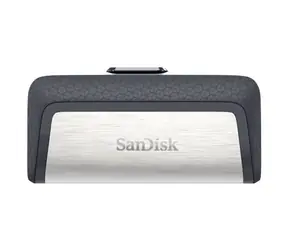 SanDisk Ultra Dual 128GB střibrno-černá / Flash Disk / 128GB / USB 3.1 (A & Type-C) / rychlost až 150MBs /