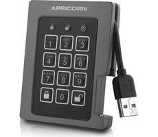 Apricorn Aegis Padlock Fortress 512GB černá / Externí HDD / 2.5" / šifrování / USB 3.0
