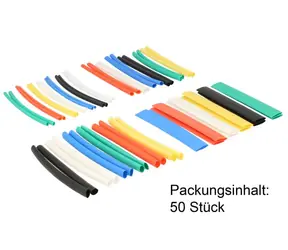 Delock Delock set barevných tepelně smršťovacích trubic / 50 ks