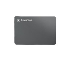 Transcend StoreJet 25C3N 2TB / 2.5” HDD / USB 3.0 / ultra-tenký / 5400rpm / hliníkové pouzdro