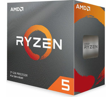 AMD RYZEN 5 3600 @ 3.6GHz / Turbo 4.2GHz / 6C12T / L1 512kB L2 3MB L3 32MB / AM4 / Zen 2 / 65W / Wraith