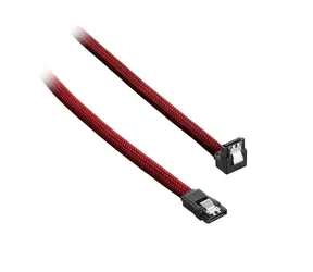 CableMod ModMesh Pravoúhlý SATA 3 Kabel 30cm - tmavě červená