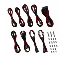 CableMod Classic ModMesh C-Series Kabel Kit pro Corsair Rmi & RMx - černo-tmavě červena