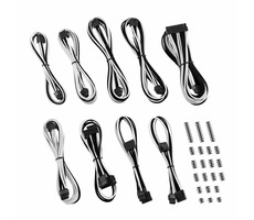 CableMod Classic ModMesh C-Series Kabel Kit pro Corsair Rmi & RMx - černo-bílá