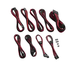 CableMod PRO ModMesh C-Series Kabel Kit pro Corsair AXi & HXi & RM - černo-červená