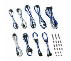 CableMod Classic ModMesh RT-Series Kabel Kit pro ASUS ROG & Seasonic - bílo-modrá