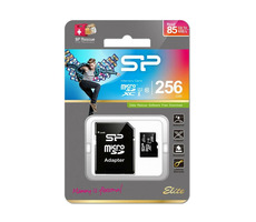 Silicon Power karta micro 256GB SDXC  / Class 10 / adaptér