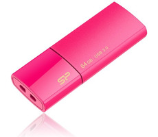 Silicon Power Blaze B05 64GB růžová / Flash Disk / USB 3.1